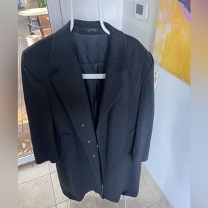 Men’s Black wool Trench Coat 46 regular